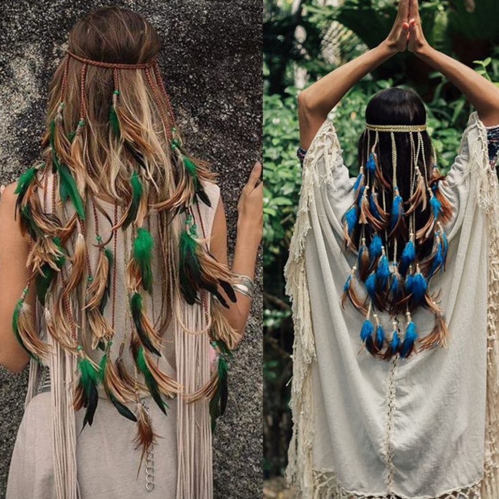 💋 BEAUTIFUL GIRL 💋 DIAMOND GAL EDGY ELITE QUEEN MAXI FEATHER FRINGE FLOWER - Picture 13 of 16
